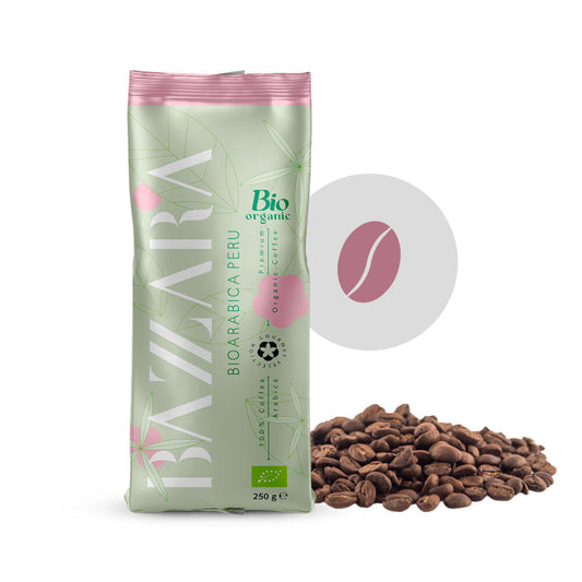 Cafea Boabe Bazzara Bioarabica Peru 250g