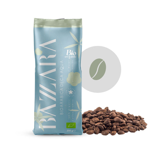 Cafea Boabe Bazzara Bioarabica Deca Aqua 250g
