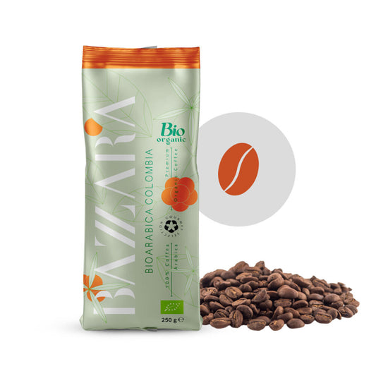 Cafea Boabe Bazzara Bioarabica Colombia 250g