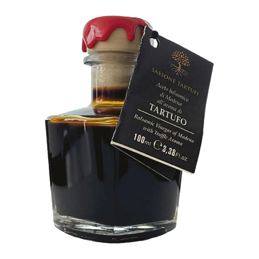 Cremă cu oțet balsamic de Modena, aromată cu trufe albe